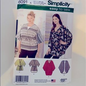 Simplicity Pattern 8091 Easy to Sew Kimono